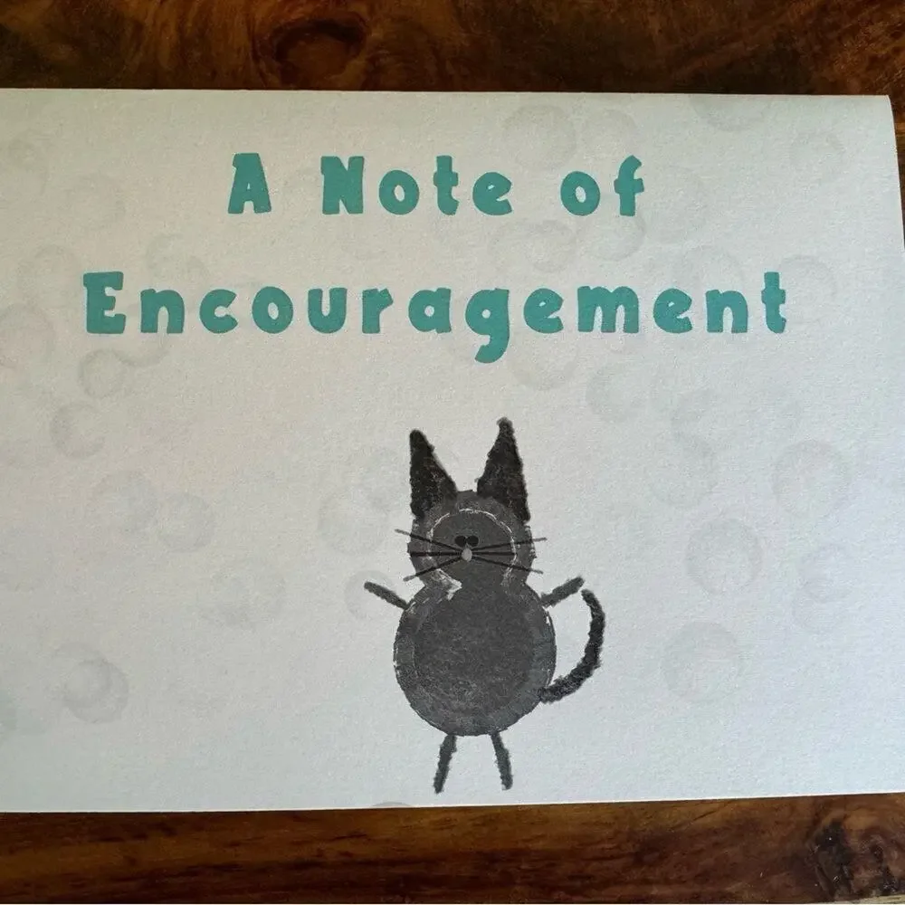 Blank Cards Blank Notes Gift for Cat Lover Encouragement Gift for Friend Custom